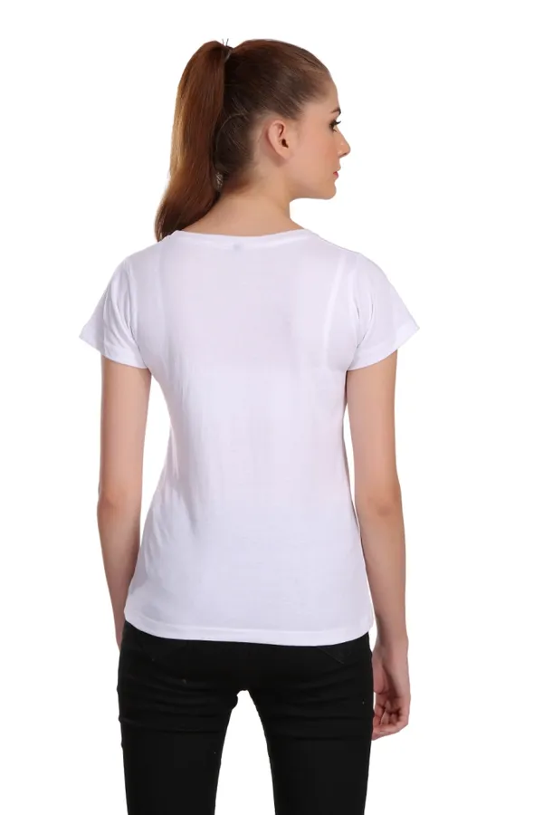White_Cotton_Heart_Beat_Graphic_Printed_T-Shirt_For_Women