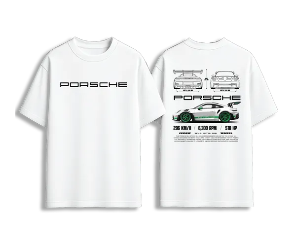 GT3_RS_Performance_Blueprint_Oversized_Premium_T-shirts_For_Unisex