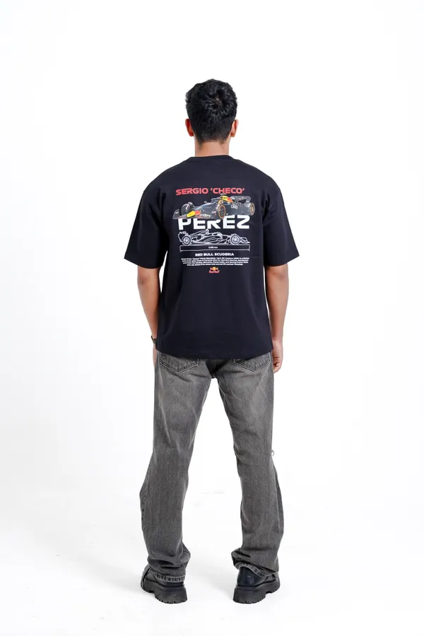 Sergio_Checo_Pérez_F1_Racing_Blueprint_Premium_T-shirt_For_Unisex