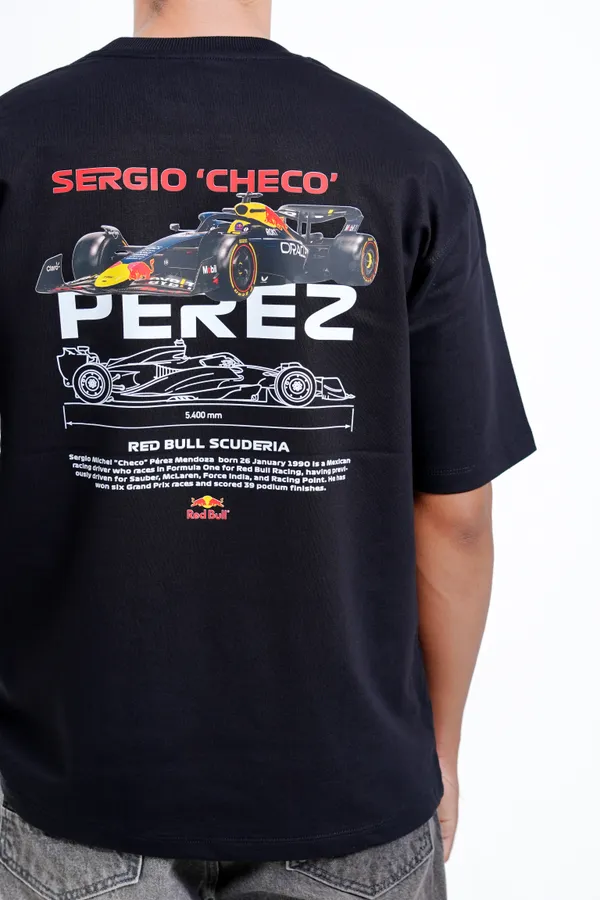 Sergio_Checo_Pérez_F1_Racing_Blueprint_Premium_T-shirt_For_Unisex