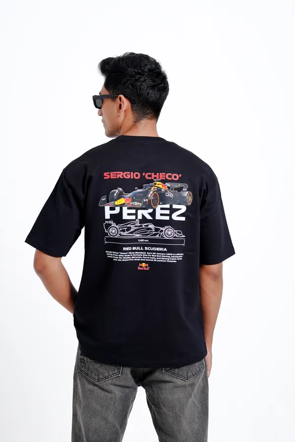 Sergio_Checo_Pérez_F1_Racing_Blueprint_Premium_T-shirt_For_Unisex