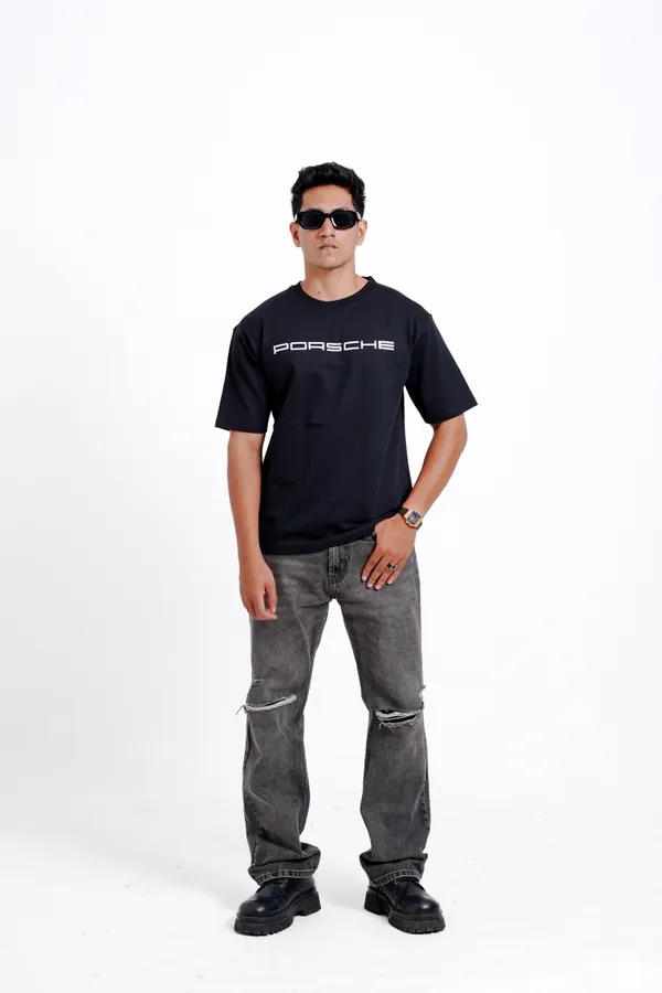 911_Carrera_S_Blueprint_Oversized_Premium_T-shirts_For_Unisex
