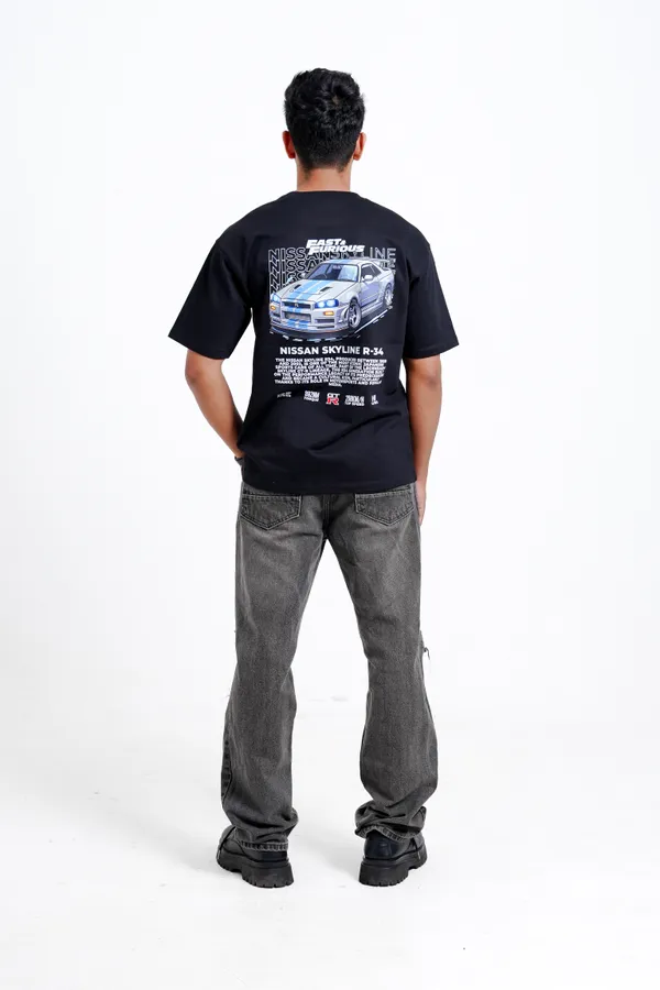 R34_Turbo_Drift_Oversized_Premium_T-shirt_For_Unisex