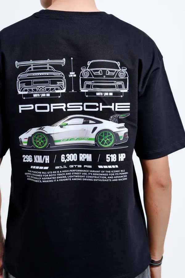 GT3_RS_Performance_Blueprint_Oversized_Premium_T-shirt_For_Unisex