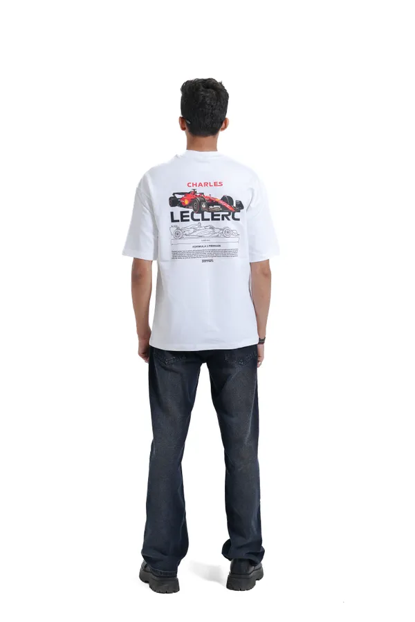 Charles_Leclerc_F1_Racing_Oversized_Premium_T-shirt_For_Unisex