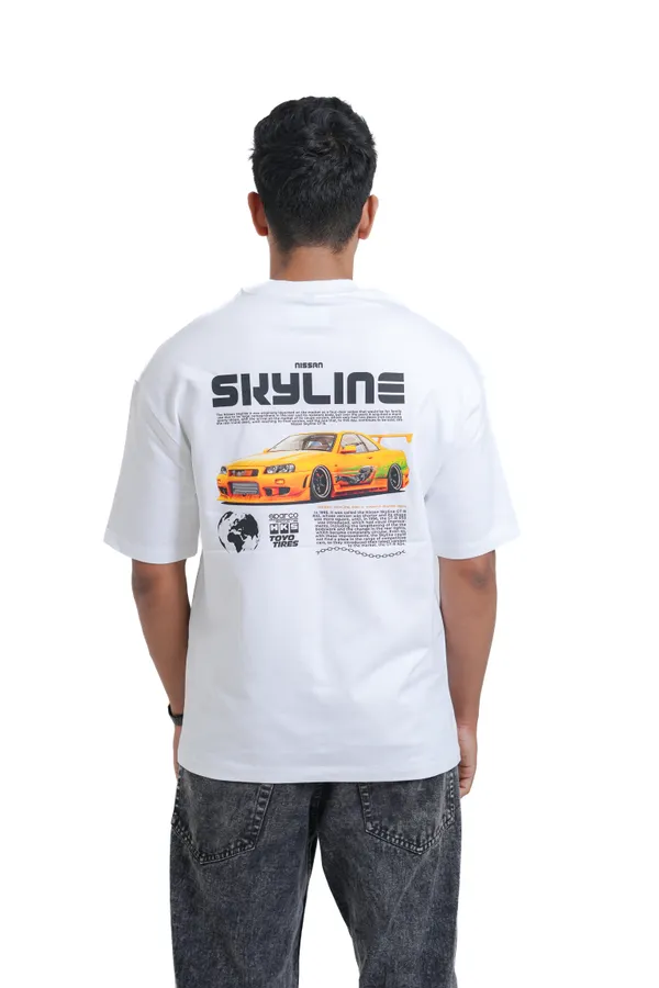 Skyline_R34_Street_Racing_Oversized_Premium_T-shirt_For_Unisex