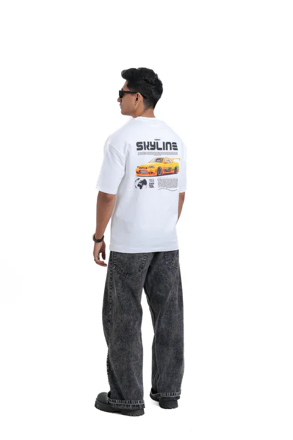 Skyline_R34_Street_Racing_Oversized_Premium_T-shirt_For_Unisex