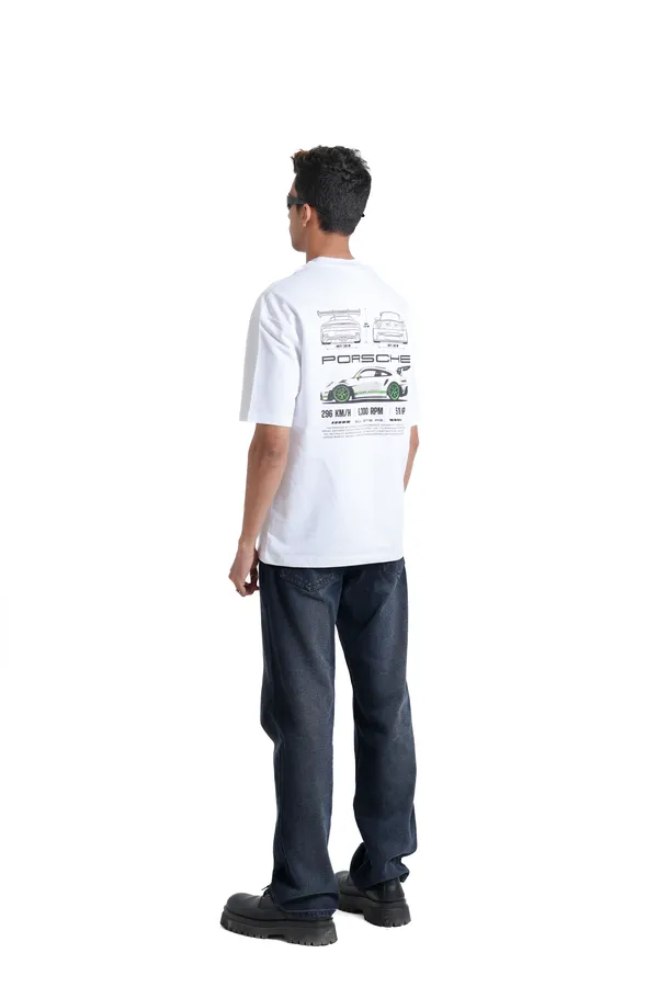 GT3_RS_Performance_Blueprint_Oversized_Premium_T-shirts_For_Unisex
