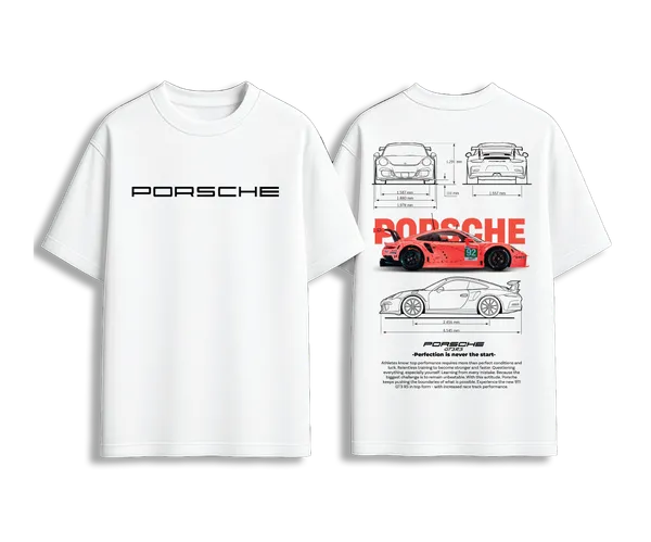 GT3_RS_Blueprint_Oversized_Premium_T-shirts_For_Unisex