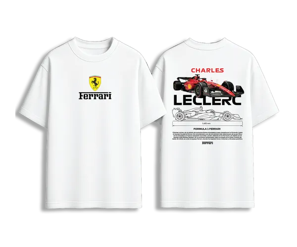 Charles_Leclerc_F1_Racing_Oversized_Premium_T-shirt_For_Unisex