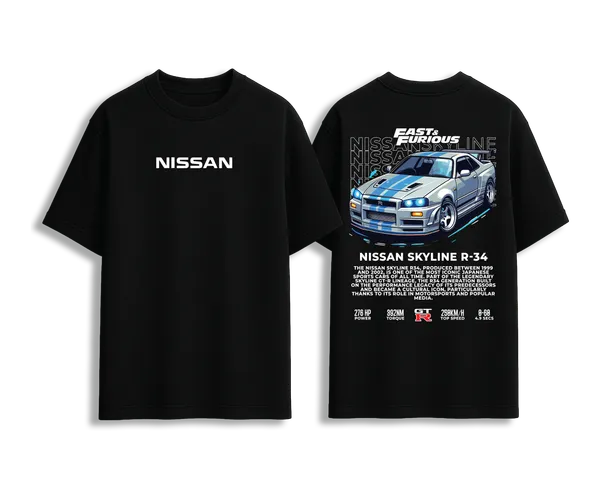 R34_Turbo_Drift_Oversized_Premium_T-shirt_For_Unisex