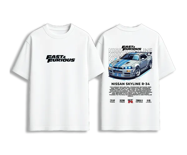R34_Turbo_Drift_Oversized_Premium_T-shirt_For_Unisex