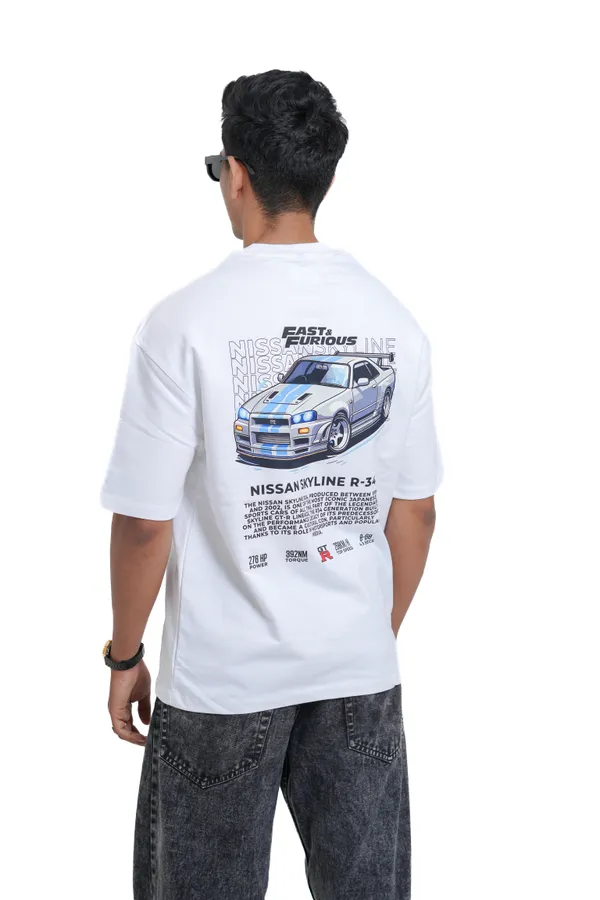 R34_Turbo_Drift_Oversized_Premium_T-shirt_For_Unisex