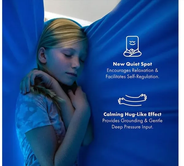 Up_to_80kg_Capacity_Therapy_Swing_Autism_ADHD_Aspergers_Sensory_Cuddle_Hammock_Indoor_Outdoor_Swing_Color:_Blue,_Material:_Nylon
