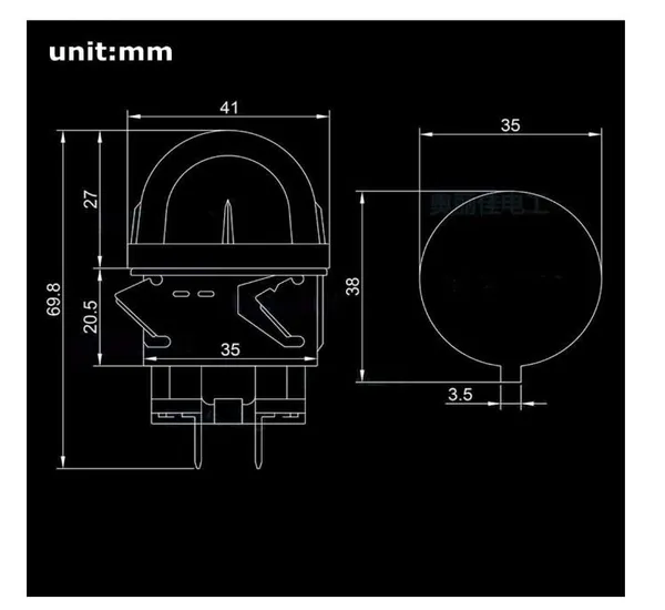 G9_500_Degrees_Oven_Light_Bulb_Adapter_Ceramic_Lamp_Holder_-_AC110-220V_10-100W_-_Bulb_Not_included.
