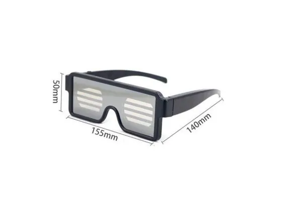 Display_Quick_Flash_Led_Party_Glasses_USB_Charging_Luminous_Glasses_Party_Decorations_Toy