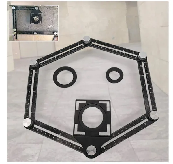 Adjustable_Ceramic_Tile_Hole_Locator_6_Folding_Multiple_Angle_Ruler_Drill_Guide_Locator_Openings_-_Metal.