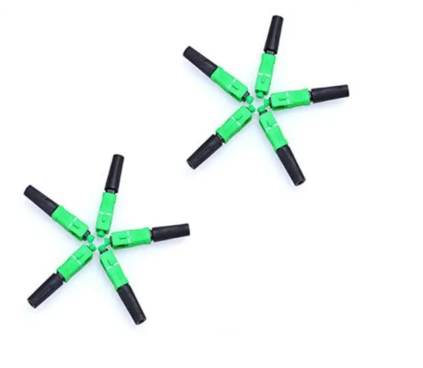 10Pcs_≤0.3dB_8802-TLC/3_60mm_SC_APC_ZF_Single-Mode_FTTH_Fiber_Optic_SM_Fast_Connector_SC/APC_Quick-Connector