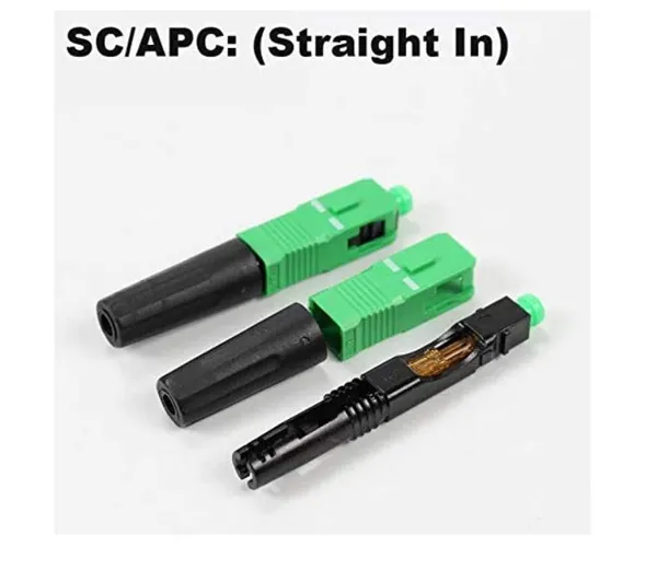 10Pcs_≤0.3dB_8802-TLC/3_60mm_SC_APC_ZF_Single-Mode_FTTH_Fiber_Optic_SM_Fast_Connector_SC/APC_Quick-Connector