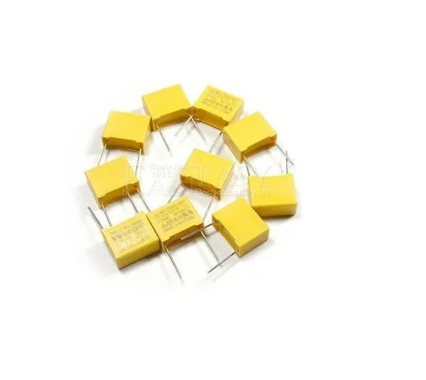 10pcs_0.47uF_K_X2_275VAC_40/1000/21_EN60384-14_07-27_250VAC_Capacitors
