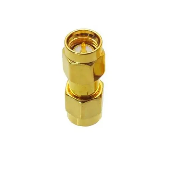 SMA_Male_to_RP_SMA_Male_Adaptor_RF_Connector_Straight_for_FPV_RC_Drone_+_H17:K17