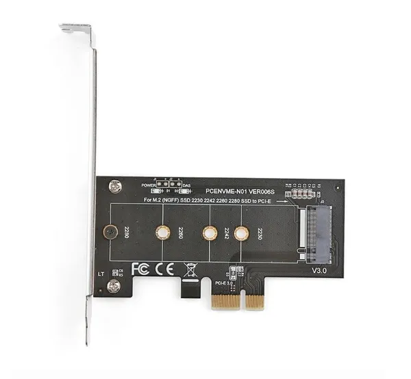 PCI-E_3.0_x1_to_M_2_NVMe_M_Key_Slot_Converter_Adapter_with_Low_Profile_Bracket_for_Sam-Sung_PM961,_960EVO,_SM961,_PM951_M2_SSD