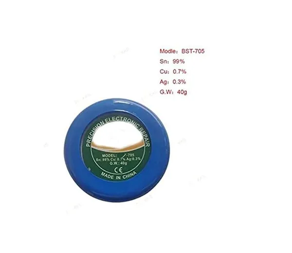 B-S-T-705_Strong_Adhesive_40g_Solder_Paste_Lead_Free_Silver_With_Silver_Tin_Soldering_Flux