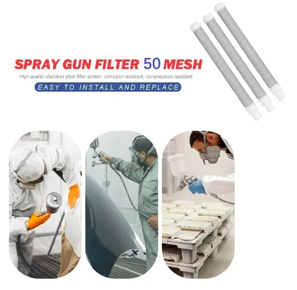 5Pcs_50Mesh_Airless_Spray_Filters_10cm_Stainless_Steel_Wag-ner_Sprayer_Filters