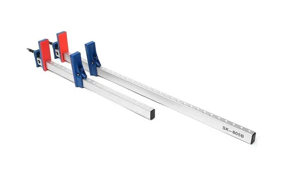 24_Inch_Aluminum_F-Clamp_Bar_Heavy_Duty_Holder_Grip_Release_Parallel_Adjustable_Woodworking_Tool