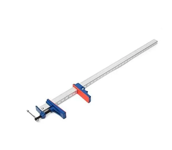 24_Inch_Aluminum_F-Clamp_Bar_Heavy_Duty_Holder_Grip_Release_Parallel_Adjustable_Woodworking_Tool
