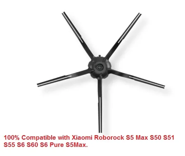 1Pcs_Black_Side_Brush_for_Robo-Rock_S5_Max_S50_S51_S55_S6_S60_S6_Pure_S5Max_Vacuum_Accessories