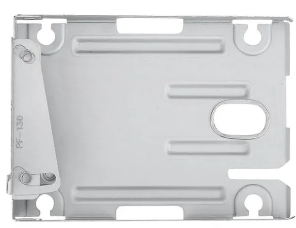 PlayStation_3_Super_Slim_Hard_Drive_Bracket,_2.5"_HDD_Mounting_Kit_for_PS3,_Iron_Black_Hard_Disk_Drive_Holder_Adapter_with_Screws