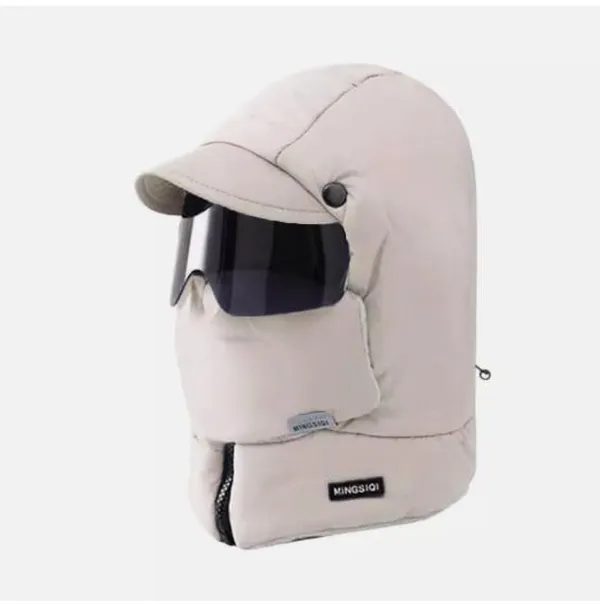 Unisex_Adjustable_Windproof_Winter_Thermal_Ski_Face_Mask_with_Glasses,_Beige_Colour,_Winter_Driving_Face_Protection