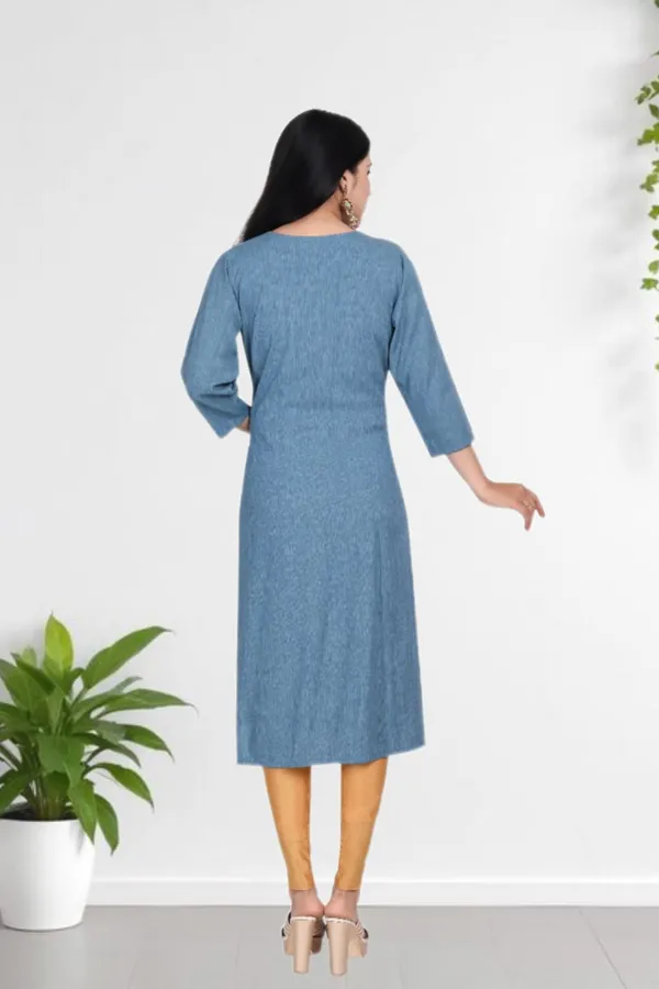 Blue_Rayon_Embroidered_Regular_Fit_Solid_Jaipuri_Jaipuri_Kurta_For_Women
