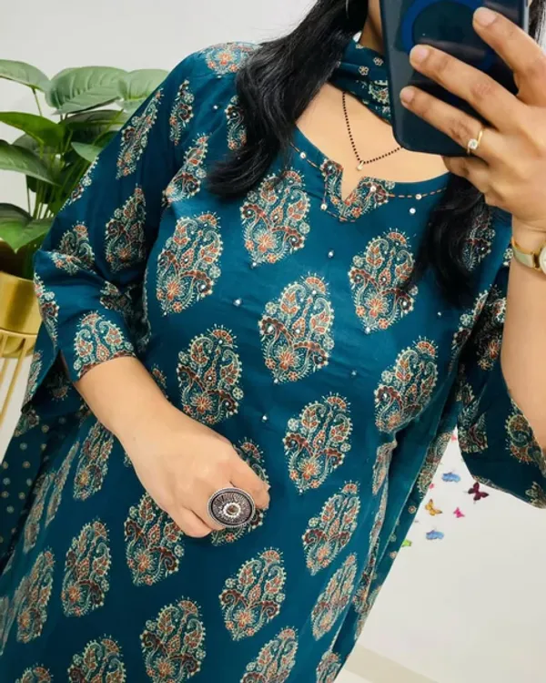 Designer_Bandhej_Print_Cotton_Suit