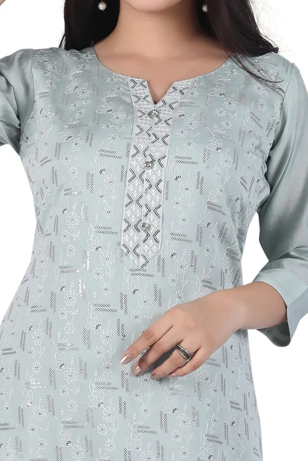 Grey_Rayon_Regular_Fit_Printed_Jaipuri_Jaipuri_Kurta_For_Women