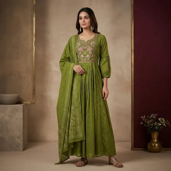 Jaipur_Legacy_Pure_Cotton_Green_Embroidered_Jaipuri_Kurta_and_Pants_with_Dupatta_For_Women