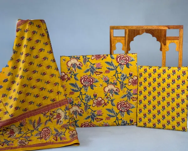 Mustard_Floral_Suit_Set_with_Mul_Dupatta