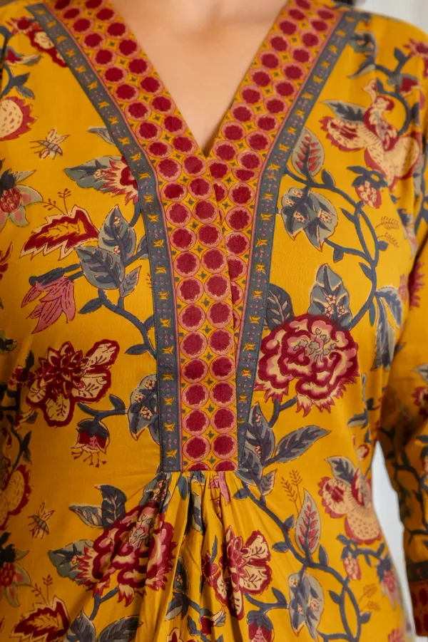 Mustard_Floral_Suit_Set_with_Mul_Dupatta