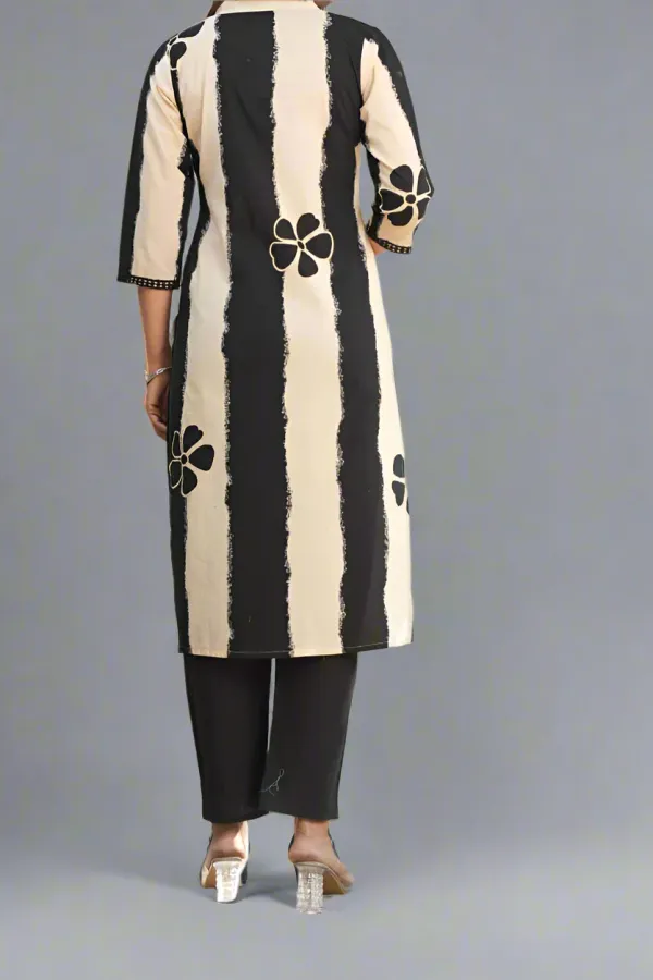 Black_Cotton_Ethnic_Kurti_Pant_&_Dupatta_Set_for_Women_–_Classic_&_Elegant
