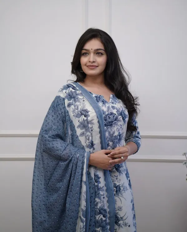Blue_Ethnic_Cotton_Kurti_Pant_With_Dupatta_Set_For_Women