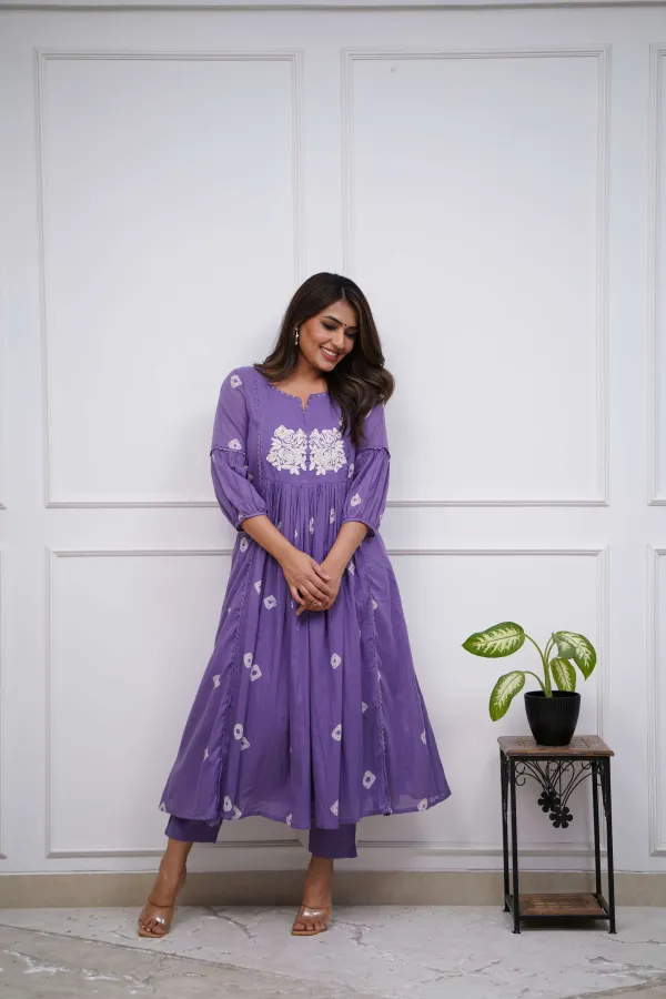 Purple_Ethnic_Cotton_Kurti_With_Pant_Set_For_Women