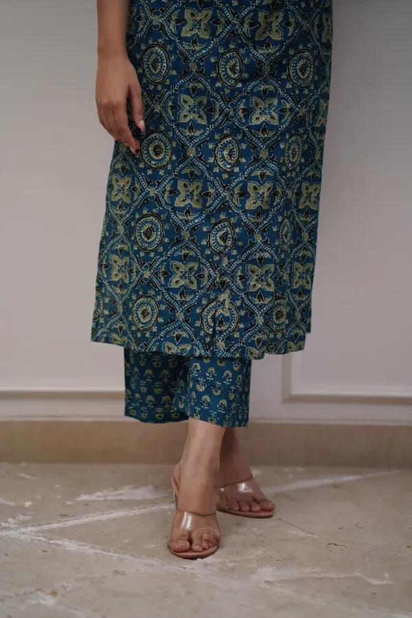 Rama_Cotton_Kurti_Set_with_Pant_&_Dupatta_–_Elegant_Ethnic_Wear_for_Women