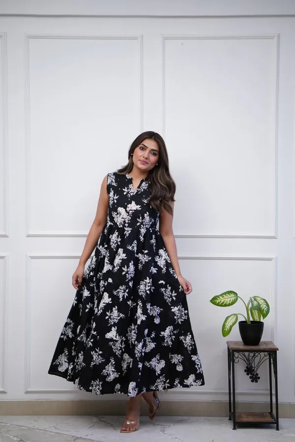 Black_Ethnic_Cotton_Kurti_For_Women