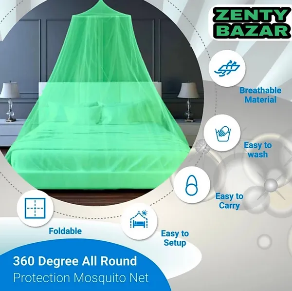 Green_Polyester_Adults_Washable_Double_Bed_[Round]_Mosquito_Net