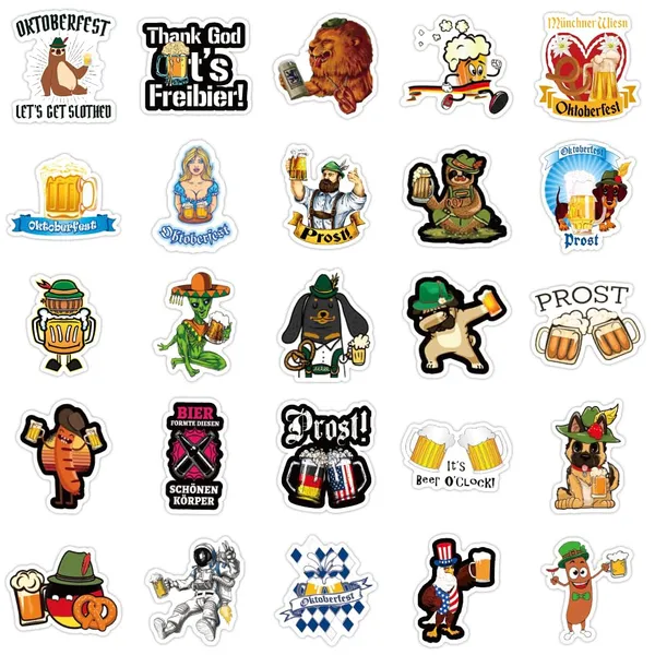 Pack_Of_50_Vinyl_Stickers_For_Laptop_Mobile_Phones_Computer_Bicycle_Bike_Luggage_Scrapbook_Guitar_Waterproof_Stickers_Beer