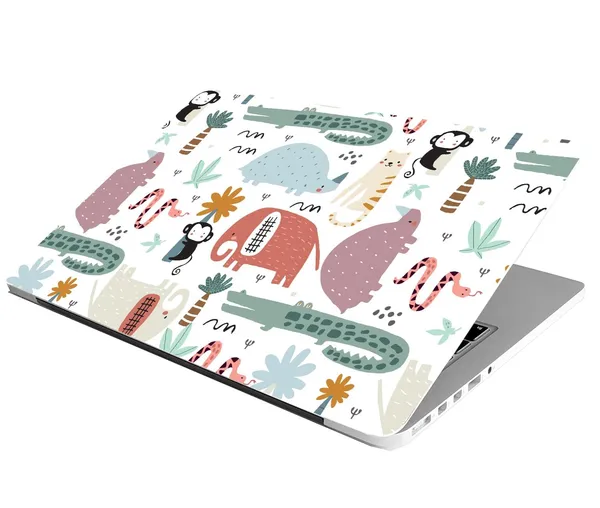 Croco_Themed_Full_Laptop_Skin_Bubble_Free_Hd_Quality_Sticker_For_Laptops_Upto_15.6_Inch_Compatible_With