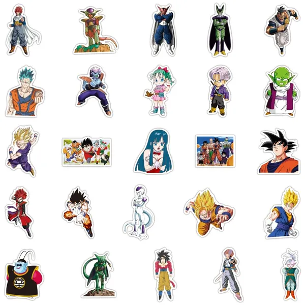 Pack_Of_50_Vinyl_Stickers_For_Laptop_Mobile_Phones_Computer_Bicycle_Bike_Luggage_Scrapbook_Guitar_Waterproof_Stickers_Dragon_Ball