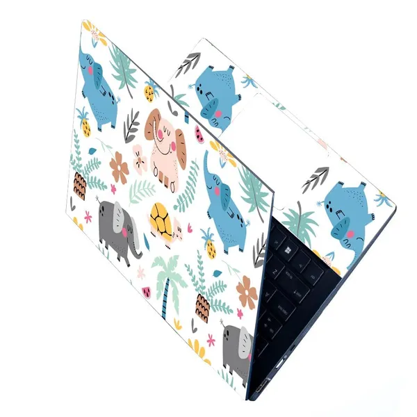 Elephant_Themed_Full_Laptop_Skin_Bubble_Free_Hd_Quality_Sticker_For_Laptops_Upto_15.6_Inch_Compatible_With
