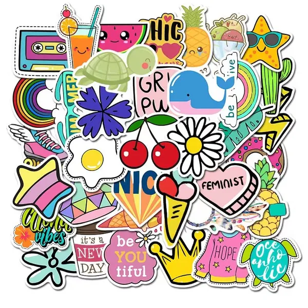 Pack_Of_50_Vinyl_Stickers_For_Laptop_Mobile_Phones_Computer_Bicycle_Bike_Luggage_Scrapbook_Guitar_Waterproof_Stickers_Feminist